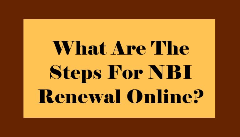 NBI Renewal Online: How to Avoid Common Mistakes