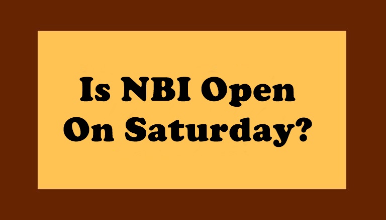 Is NBI Open On Saturday